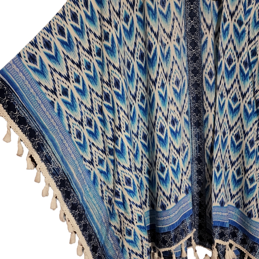 Bobbie Brooks Poncho Bathing Suit Cover Up NWOT One Size - Picture 3 of 5